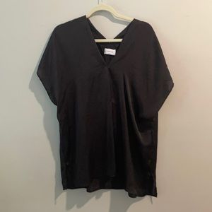 Adrienne Blouse Black Size Medium
